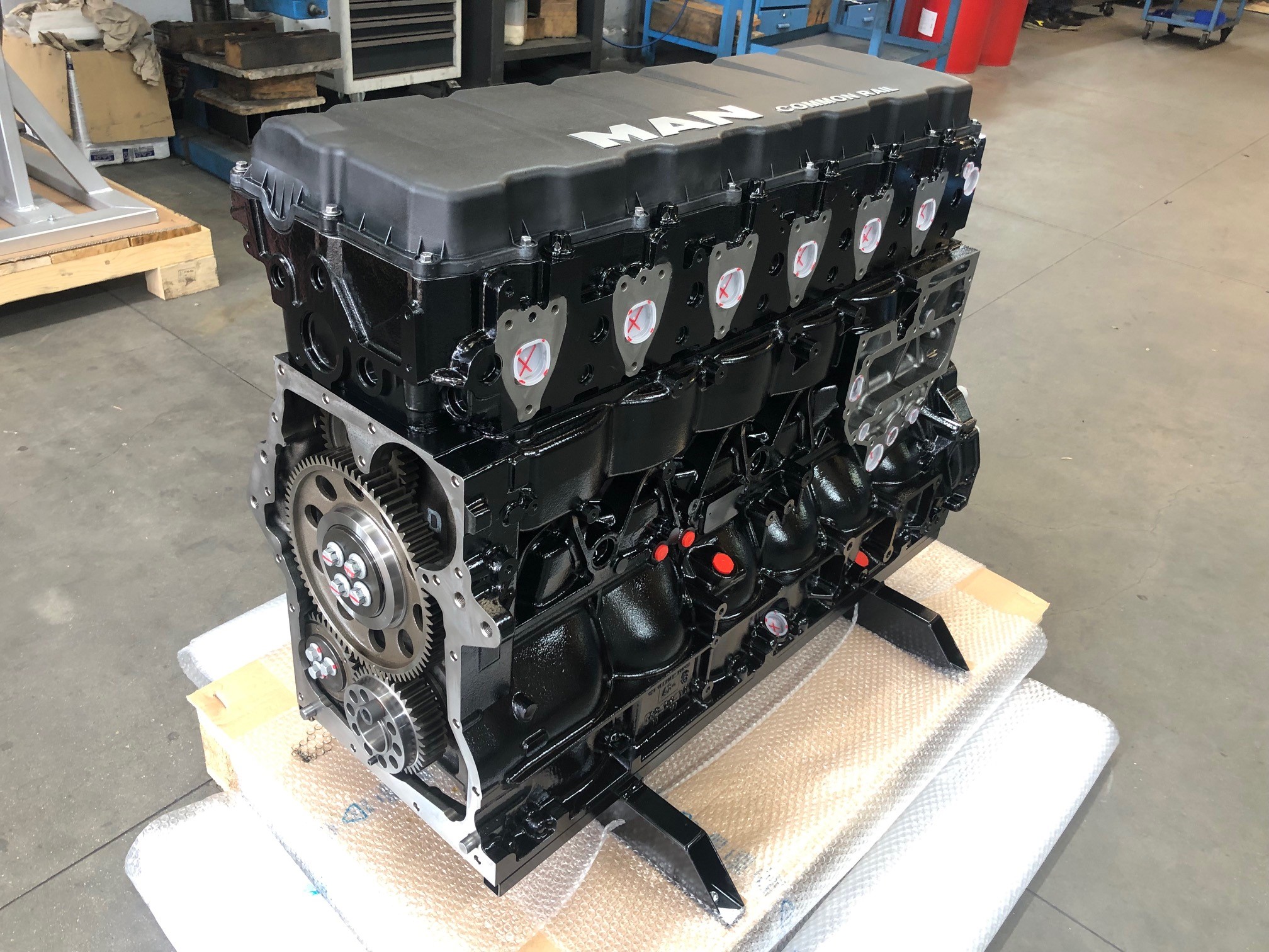 motore alleggerito man d2066 euro6 camion
